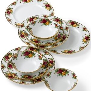 Royal Albert Old Country Roses 12-Piece Dinnerware